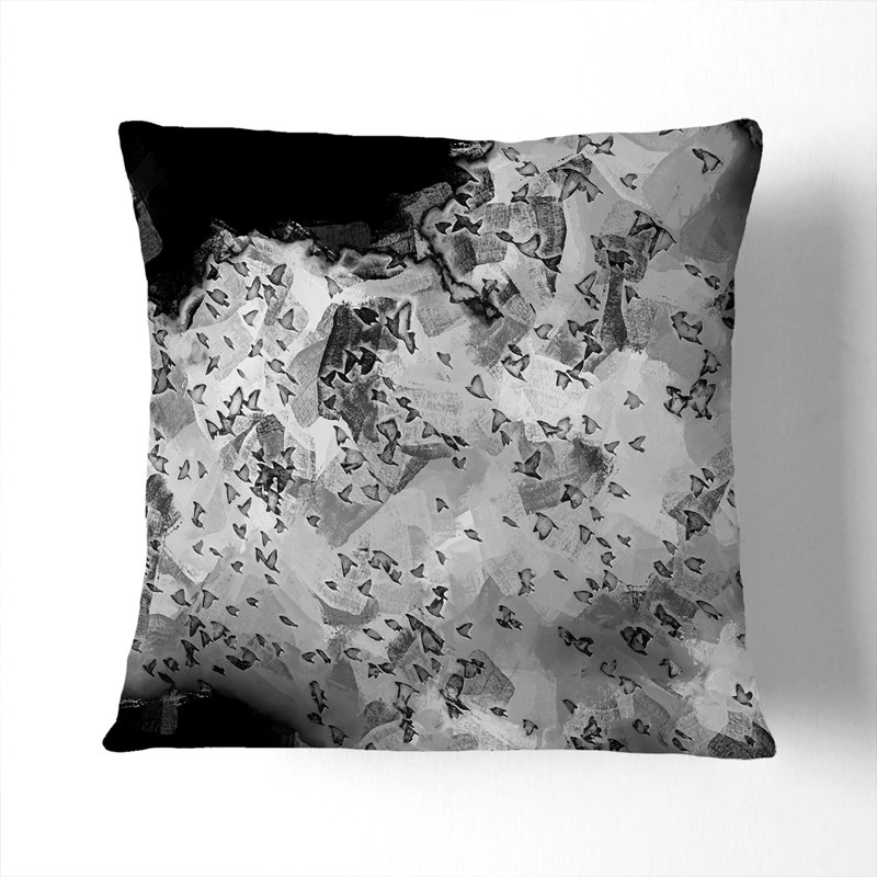 Abstract Square Throw Cushion, 55 x 55 cm
