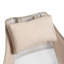 Chaise de camping, chaise berçante pliante portative avec dossier réglable, coussin et porte-gobelet, kaki (paquet de 2)