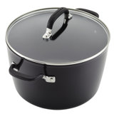 KitchenAid Hard Anodized Nonstick Stockpot with Lid, 8 Quart