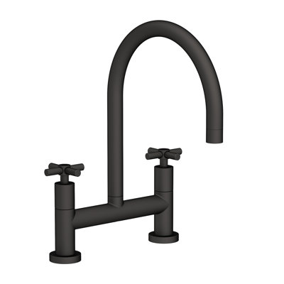 East Linear Kitchen Bridge Faucet