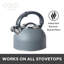 Bouilloire à sifflet en acier inoxydable Oggi Brew (1,9 l, 64 oz)-86831566