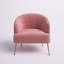 Fauteuil en velours large 31,5 po Liparit-536553813