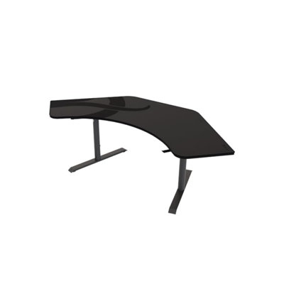 Arena Angelo Gaming Desk - Gun Metal