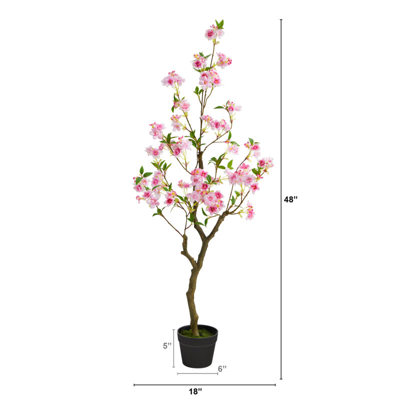 Cerisier artificiel en pot 48 po