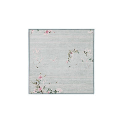 Machine Washable Blue Area Rug