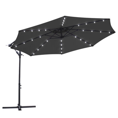 Oullins 3m Cantilever Parasol with Lights