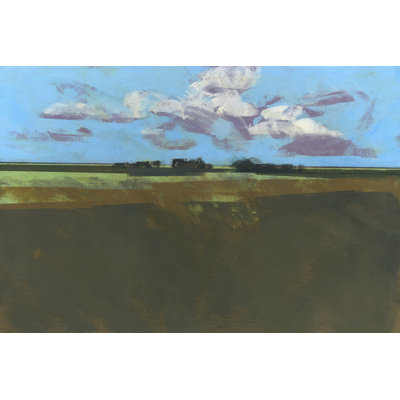 Early December Fields by Paul Bailey - Wrapped Canvas Painting