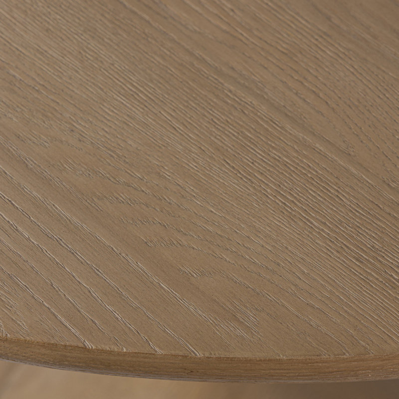 Eastman Dining Table -Light Weathered Oak, 30" H x 48" W x 48" D, Light Weathered Oak