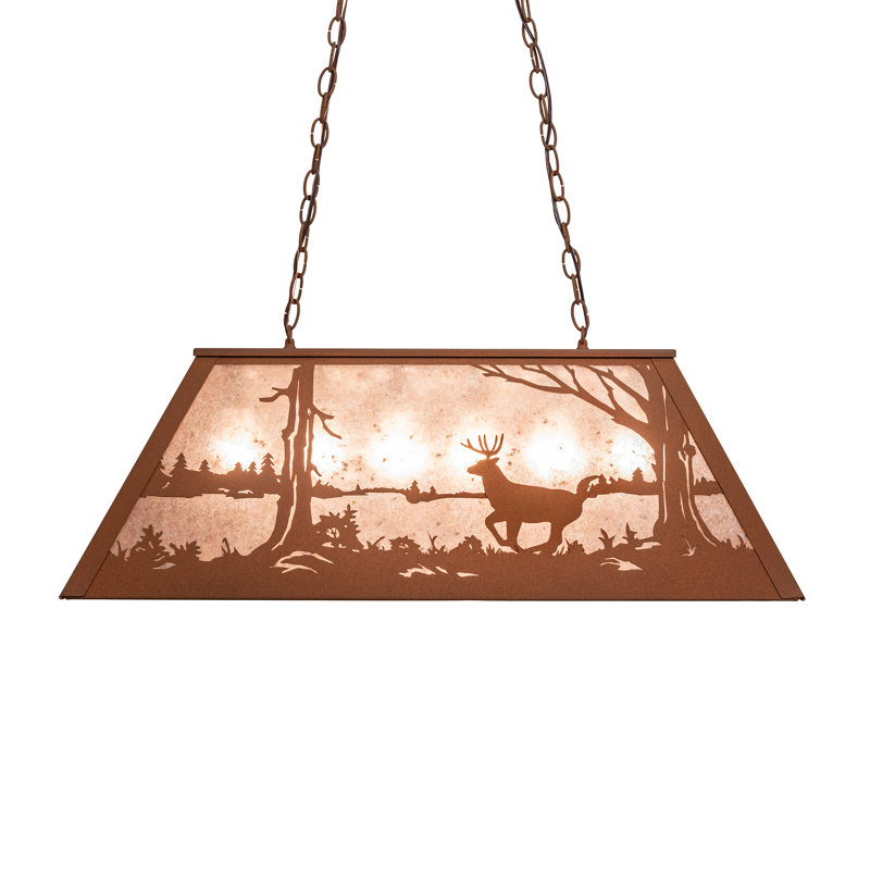 Deer At Lake 6 - Light Pendant