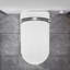 Toilette intelligente Quell Modern avec couvercle d'ouverture / fermeture automatique et capteur de pied-121362305