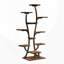 (Forme de vase) Support à plante d'intérieur avec lumières de croissance, tablette de plante d'intérieur, support de plante à fleurs en métal, support de plante en forme de vase pour la maison, patio, support à plante, support à plante d'intérieur