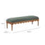 Banc en mohair vert noyer Oodle-642020457