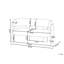 Permelia 2 Seater Chenille Loveseat-1831453994-1831453993