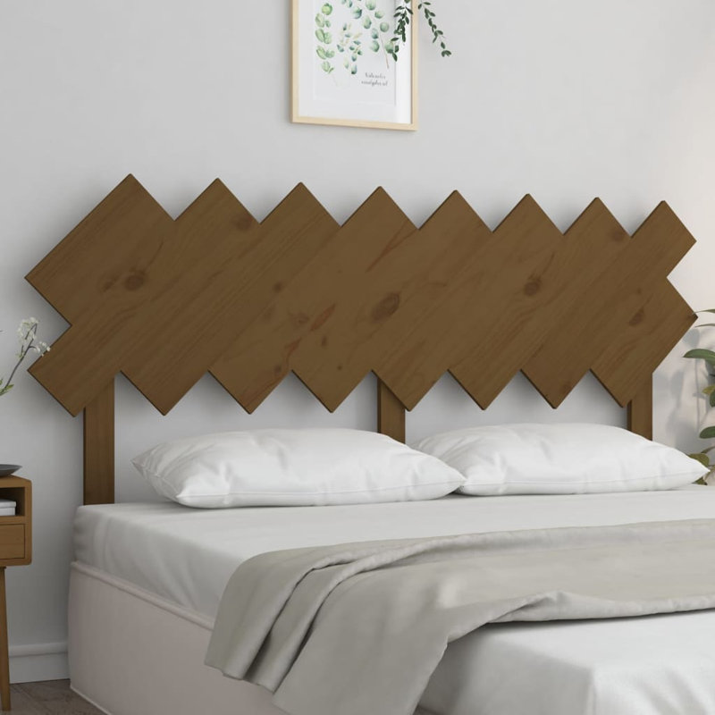 Josephien Solid Wood Headboard, Brown