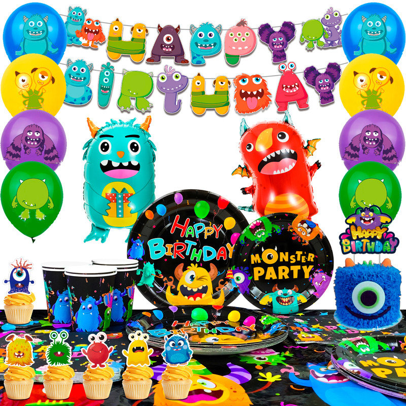 Monster University Party Decoration,83pcs Monster University Birthday Decoration