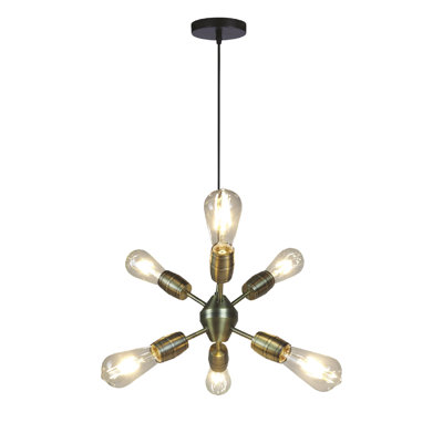 Luminaire suspendu unique 6 lumières Freedom