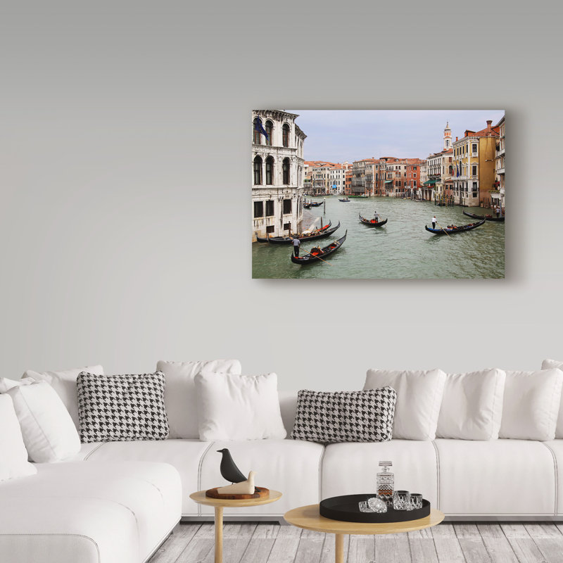 Avisha «Venice Canal», reproduction de photo sur toile tendue, H 12 po x l 19 po