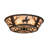 Yamada Glass Flush Mount