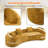 2-Piece Curved Compressed Boneless Sectional Sofa, Symmetrical Modular Design-413367907