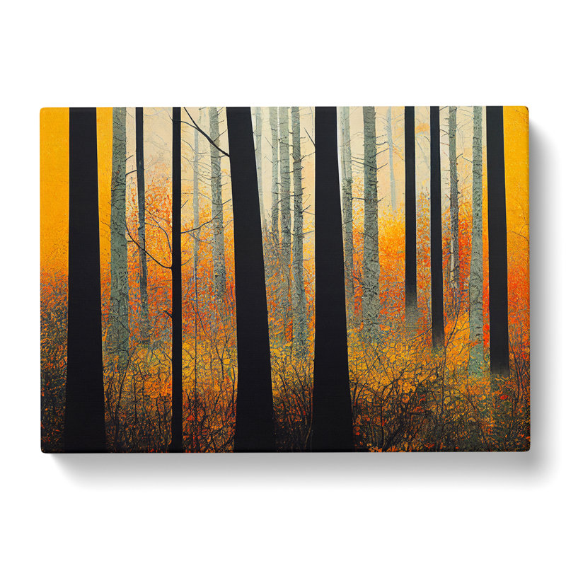 Progressive Autumn Forest - Wrapped Canvas, 35cm H x 50cm W x 3cm D