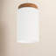 Luminaire suspendu cylindrique 1 lumière Donal