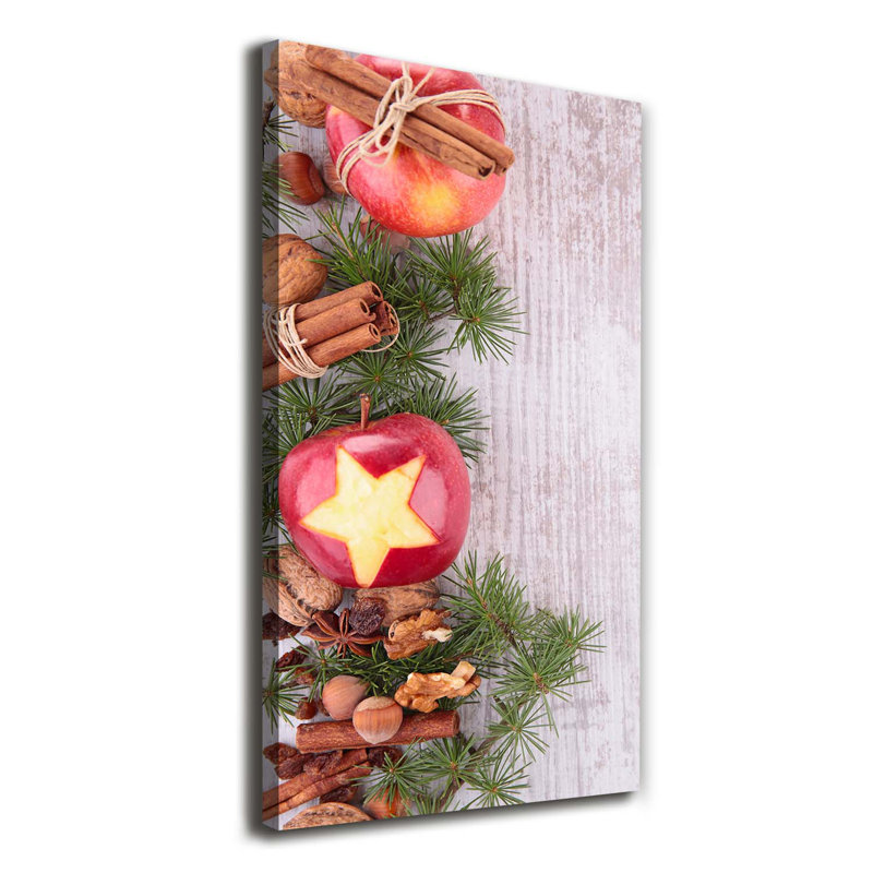 Christmas Apples - Wrapped Canvas Print