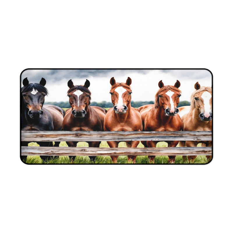 Polyester Desk Pad, 14.4x12.1