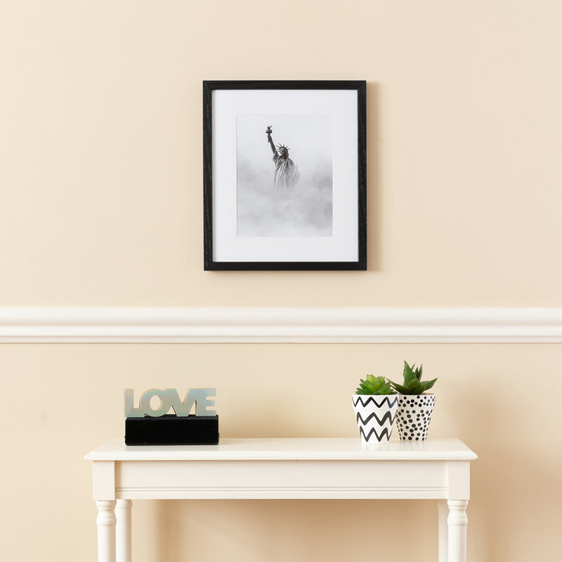 Ormiston Black Wood Matte Picture Frame, 18" x 22"