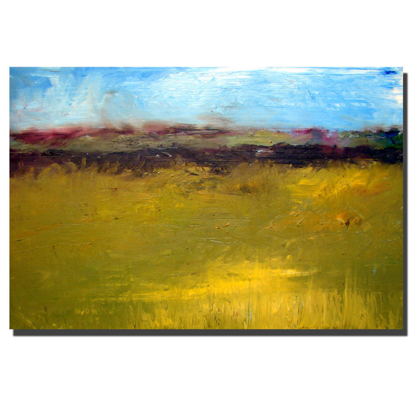 «Ormsby Abstract Landscape Highway Series» par Michelle Calkins, reproduction sur toile, H 16 po x l 24 po x P 2 po