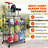 Metal - Garden Tool Organizer - Wheels