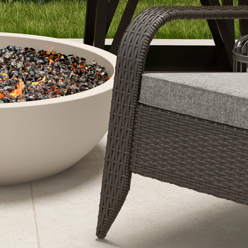 Chaise Adirondack en résine Ranylah, Gris