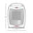 Oscillating Room Heater with Handle, Overheat Protection, Tip over Auto Shutoff - White-118163186