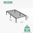 Lutherville 14'' Black Metal Platform Bed Frame With Steel Slat Support, No Box Spring Needed-989144609-953011261