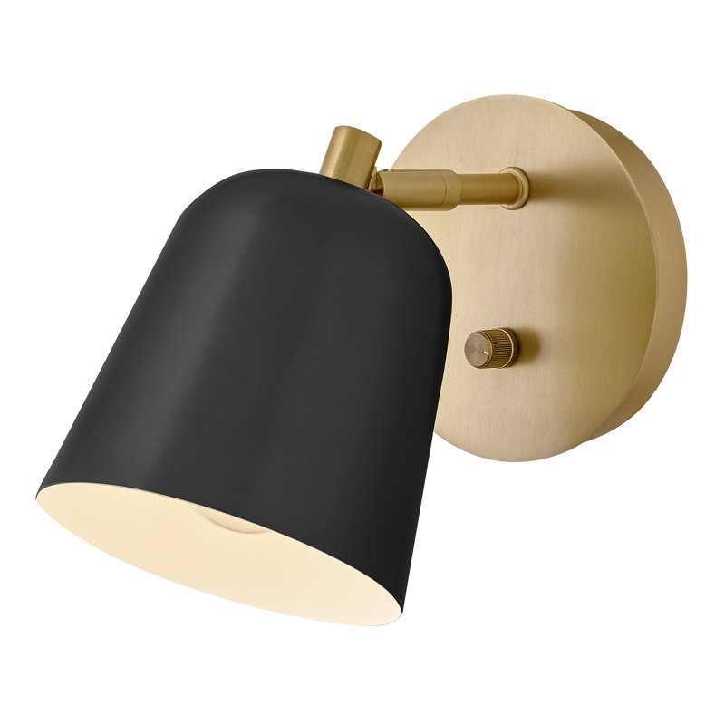  Jojo Adjustable Single Light Wall Sconce, Black