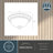 Humayraa Glass LED Flush Mount-704570305