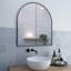 Two Door Steel Frame Arch Shape Medicine Cabinet-1728022037