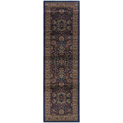 Tapis oriental bleu / brun / rouge Shelburne