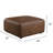 Darci, 39" x 32" Upholstered Ottoman