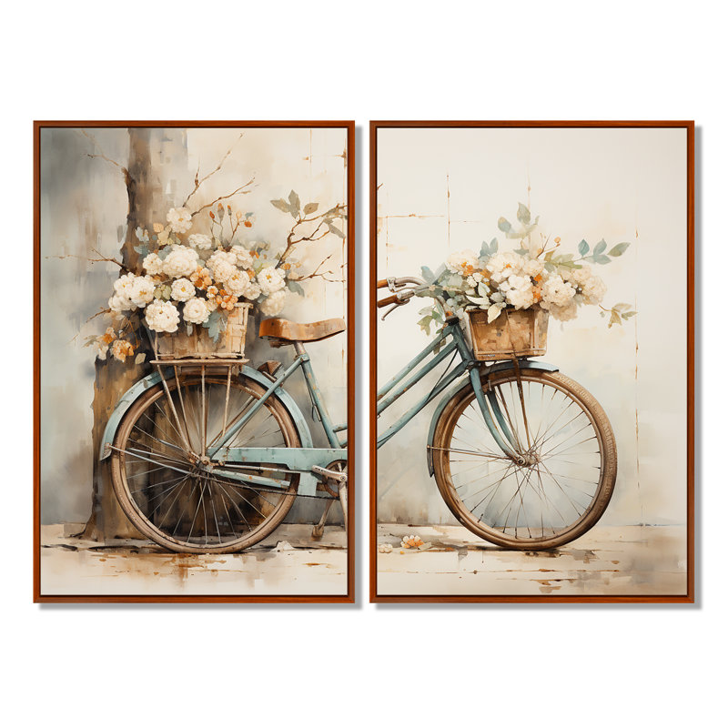Impression sur toile beige, Brun, H 36 po x l 48 po, Reproduction encadrée sans passe-partout