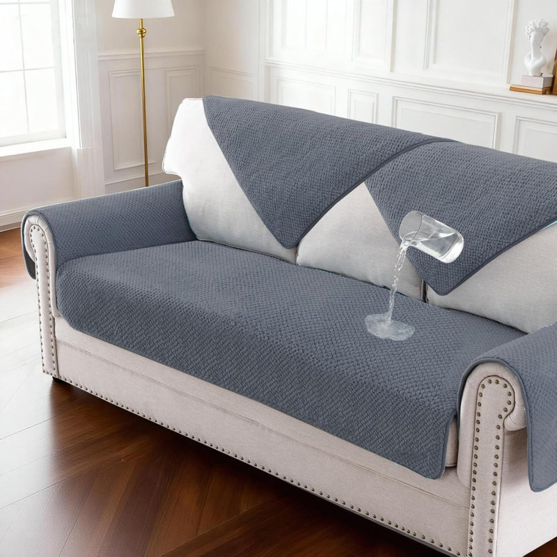 Slipcover, Grey, 160 cm H x 90 cm W