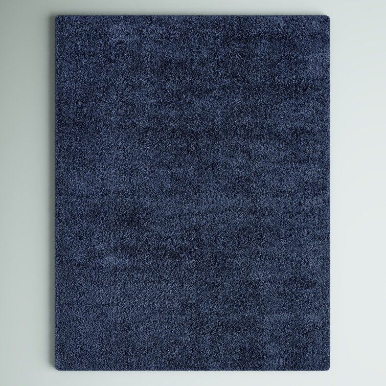 Tapis bleu marine Fiore
