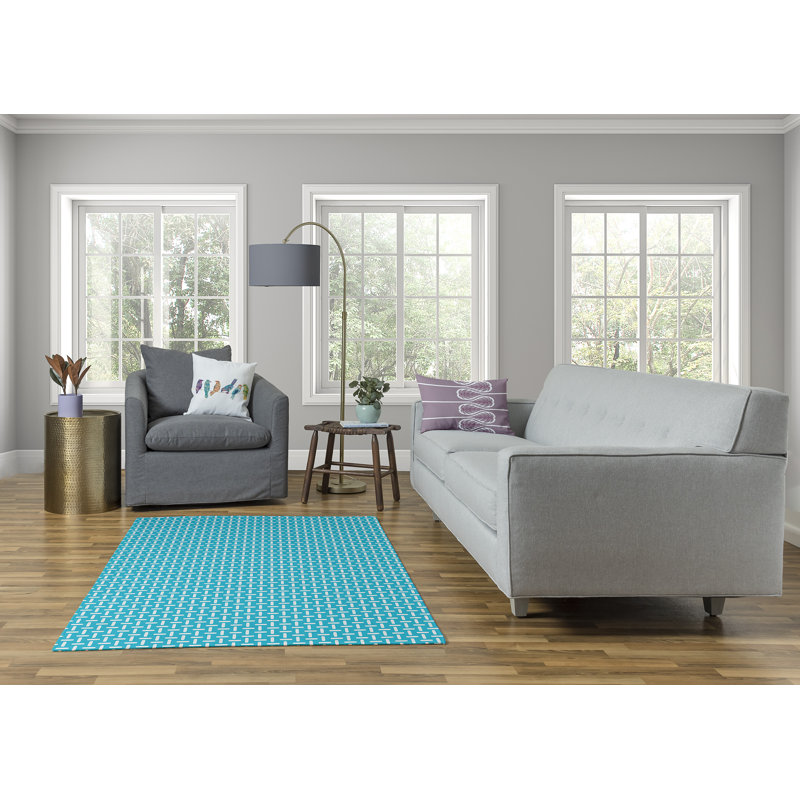 Chenille Geometric Indoor Rug, Rectangle 8' x 10'