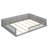 Sturdy Wood Platform Bed with Guardrail and Pillow for Relaxing Sleep