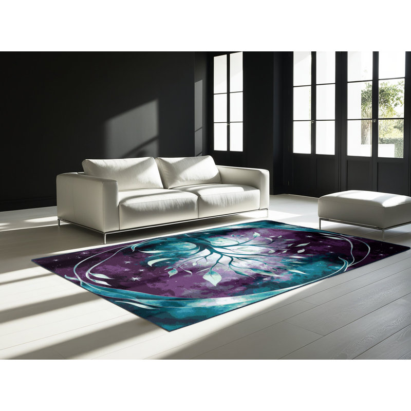 Twilight Bramble Rug, Rectangle 4' x 6'