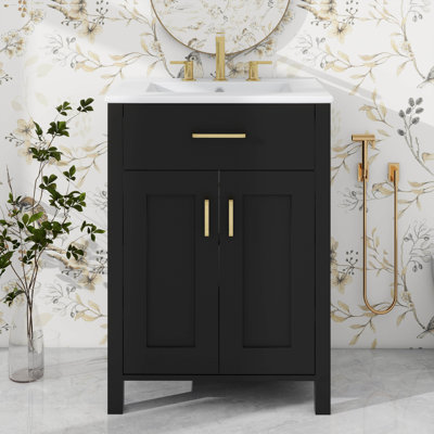 Évier à lessive 24 po avec armoire intégrée