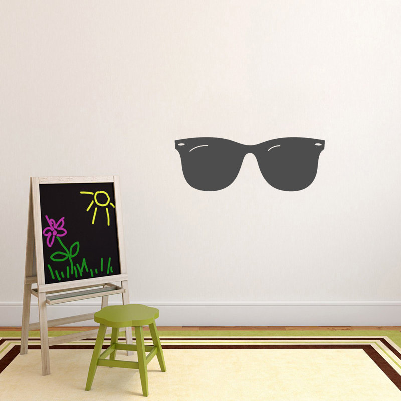 Décalcomanie murale verre soleil, Gris foncé