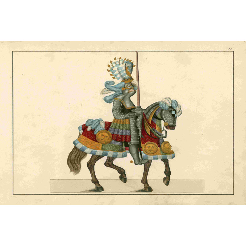 Knights In Armor I, H 8 po x l 12 po