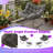 All-Weather Wicker Egg Rocking Chair With Ottoman, Plush Cushions, Indoor Outdoor Lounge-1052796017