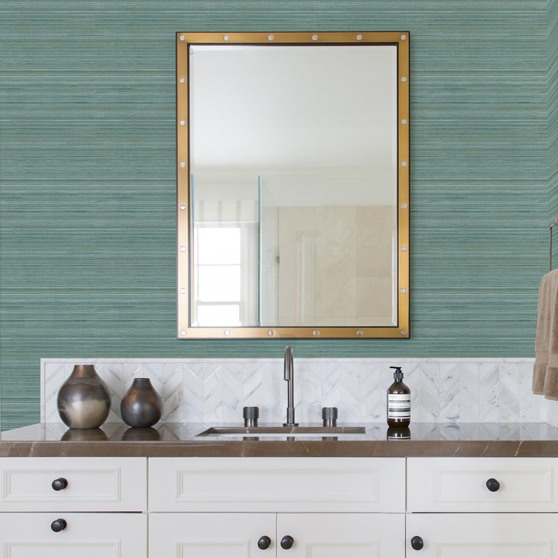 Striped Wallpaper Roll, Blue