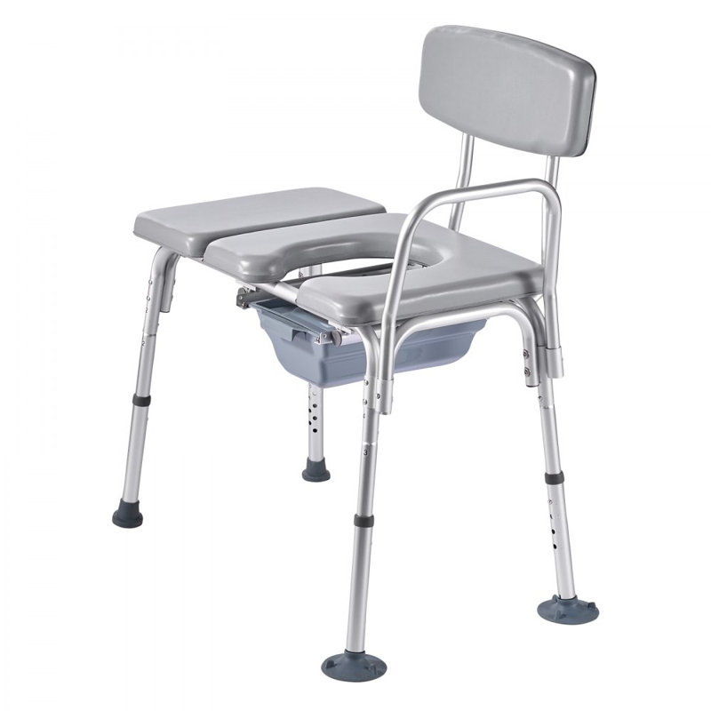 Siège de toilette surélevé 4-en-1 à hauteur réglable 500 lb